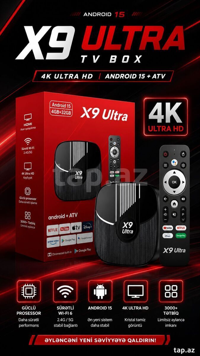 X9 Ultra TV Box 4/32
