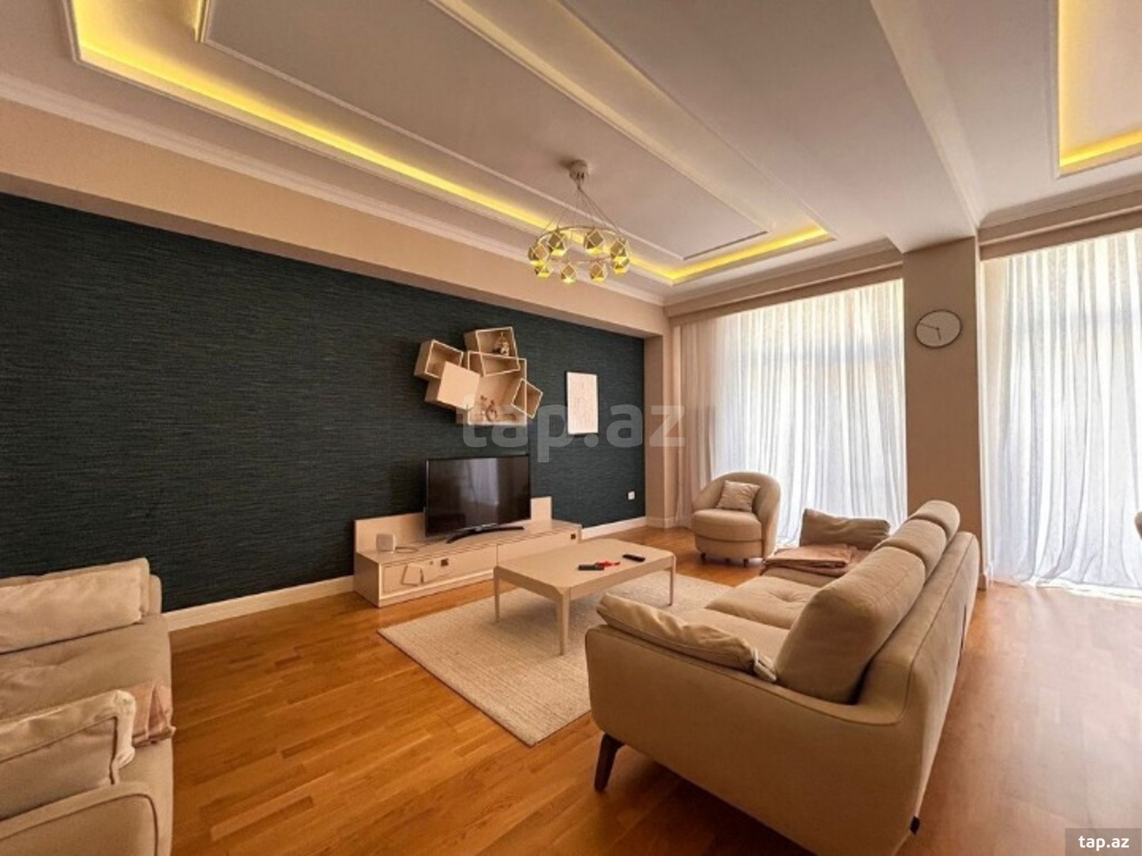 3-otaqlı yeni tikili kirayə verilir, Xətai r., 135 m² (2)