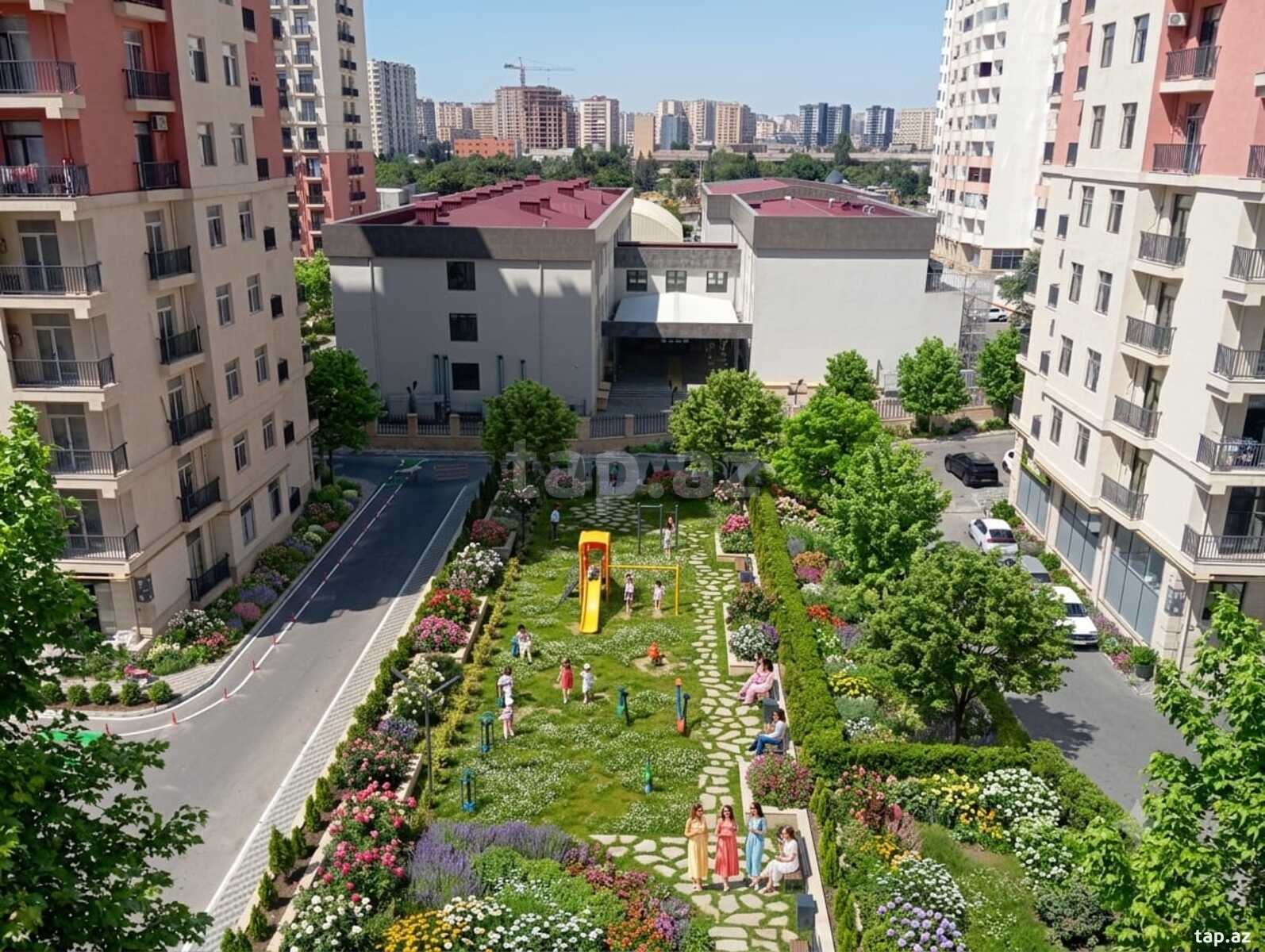 3-otaqlı yeni tikili kirayə verilir, Dərnəgül m., 85 m² (18)