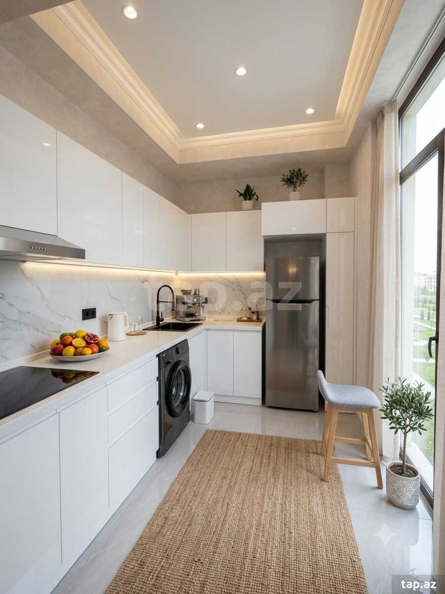 3-otaqlı yeni tikili kirayə verilir, Dərnəgül m., 85 m² (10)