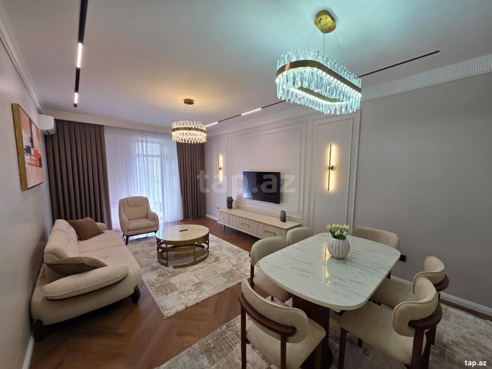 3-otaqlı yeni tikili, Yasamal r., 110 m² (2)