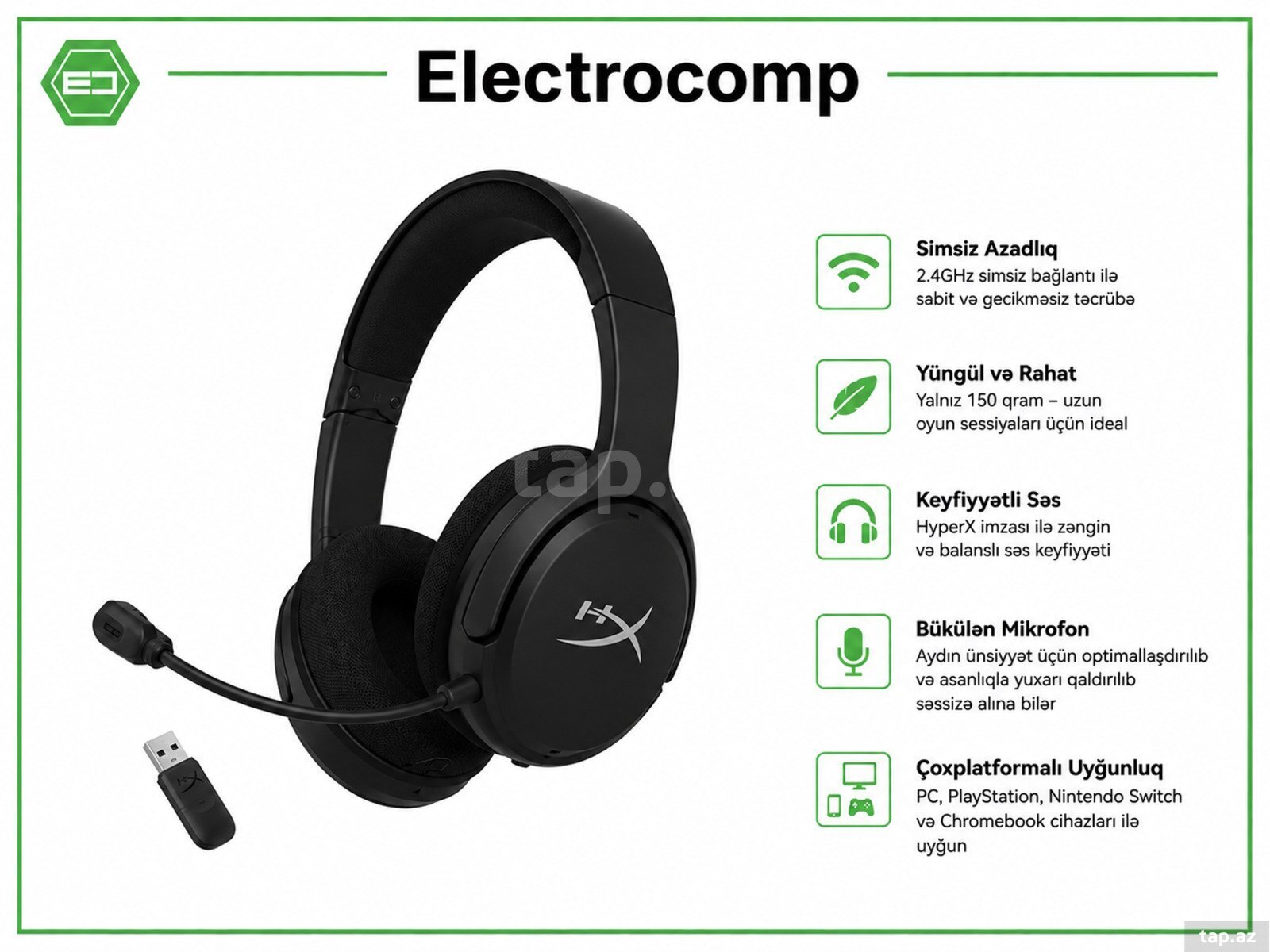 HyperX Cloud Mini Wireless 7G8F2AA