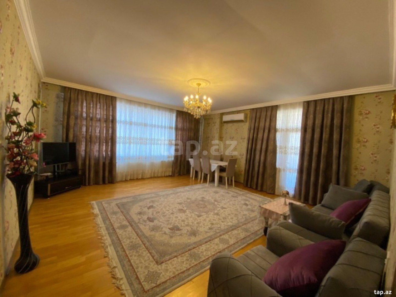 2-otaqlı yeni tikili kirayə verilir, 8 Noyabr m., 105 m²