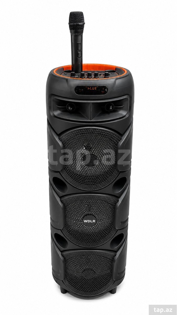 WDLR DR-8831 Bluetooth karaoke dinamik mikrofonlu portativ party speaker — 1