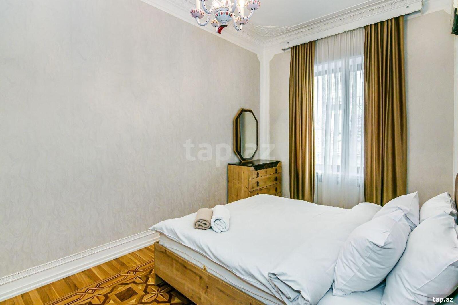 4-otaqlı mənzil kirayə verilir, Sahil m., 120 m² (15)