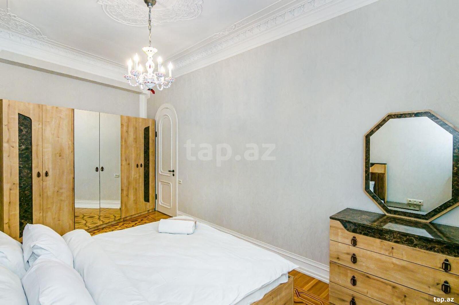 4-otaqlı mənzil kirayə verilir, Sahil m., 120 m² (10)