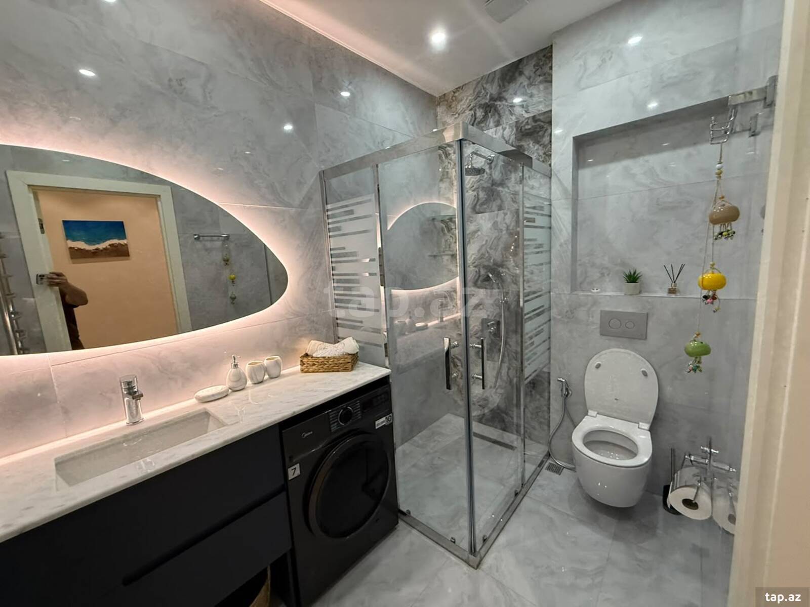 2-otaqlı yeni tikili, Nizami m., 66 m² (12)