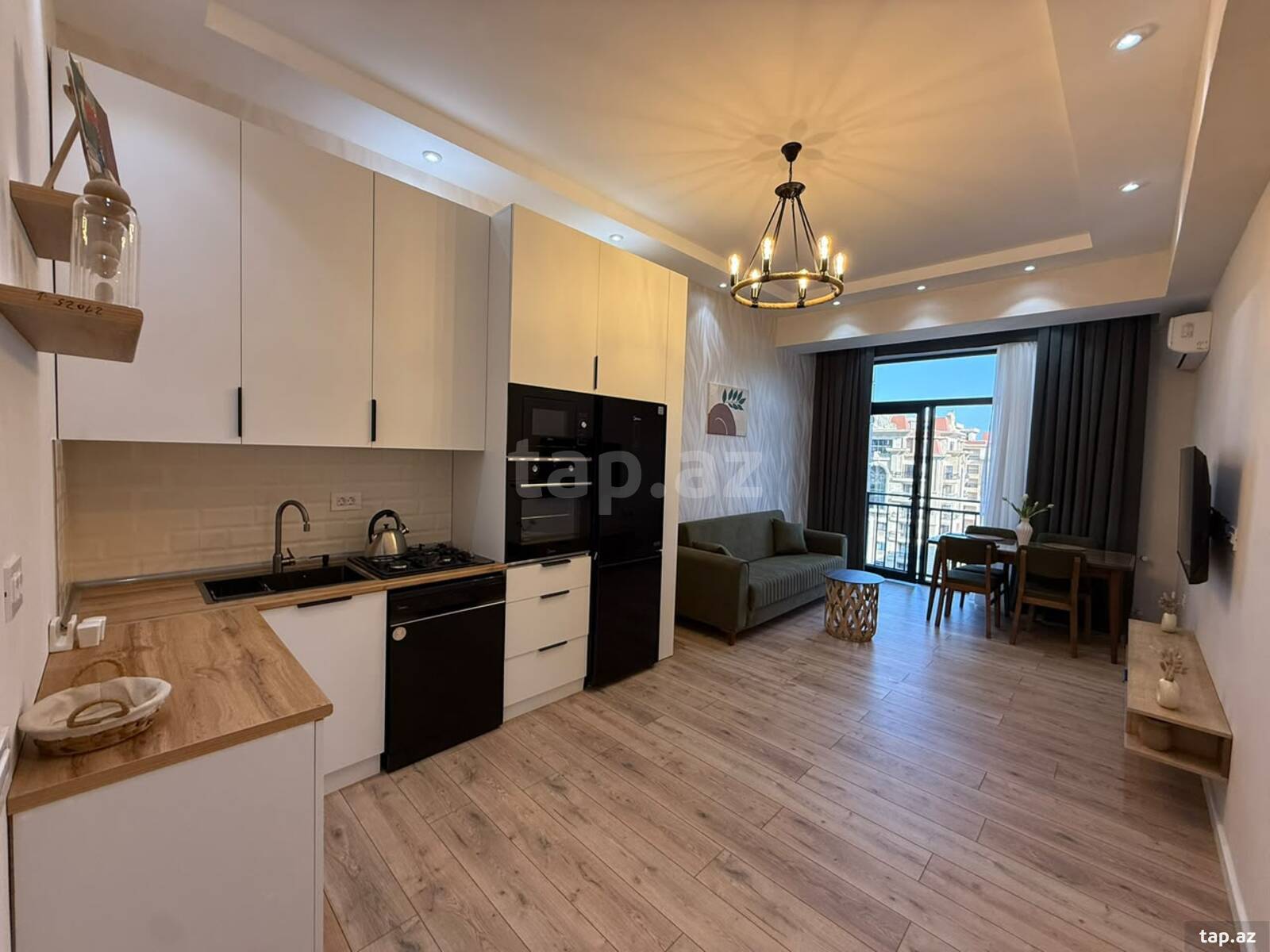 2-otaqlı yeni tikili, Nizami m., 66 m²