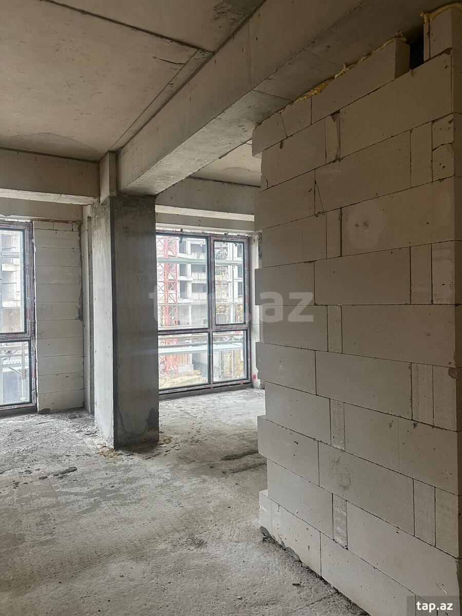 1-otaqlı yeni tikili, Bakıxanov qəs., 50.2 m² (2)