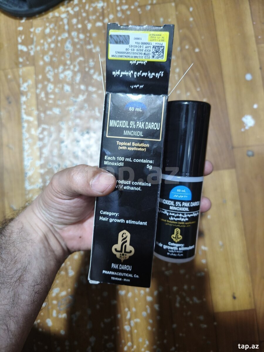 "Minoxidil" saç çıxaran serum