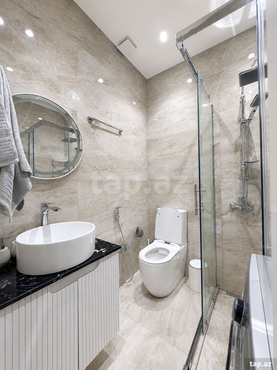 2-otaqlı yeni tikili kirayə verilir, Nəsimi r., 60 m² (11)