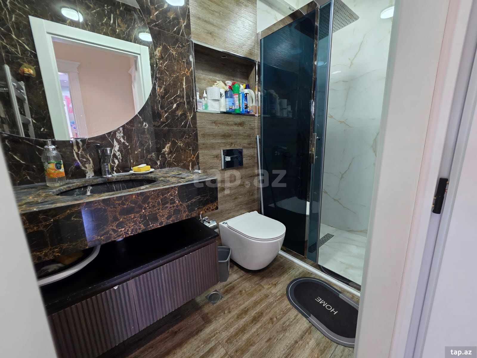 3-otaqlı yeni tikili, Həzi Aslanov m., 128 m² (14)