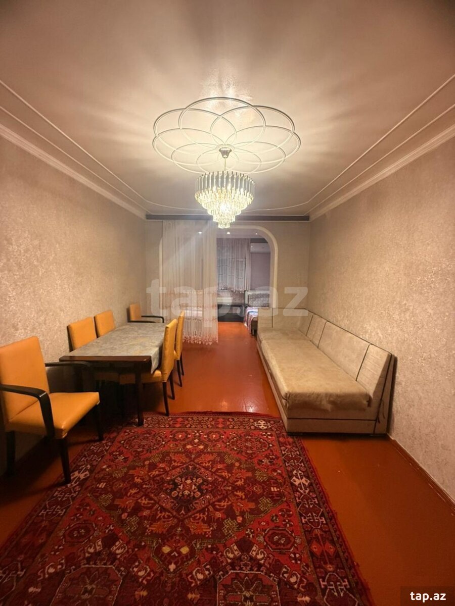 3-otaqlı mənzil kirayə verilir, Neftçilər m., 60 m² (3)