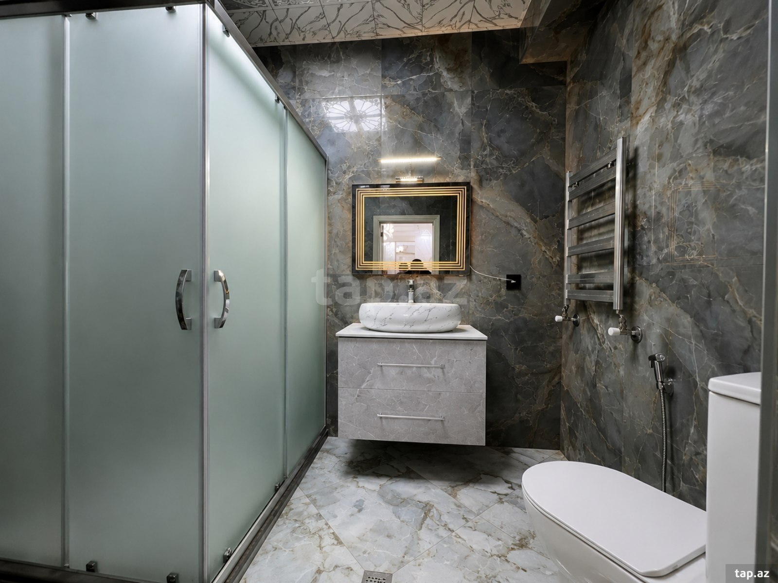 3-otaqlı yeni tikili kirayə verilir, Həzi Aslanov m., 90 m² (3)