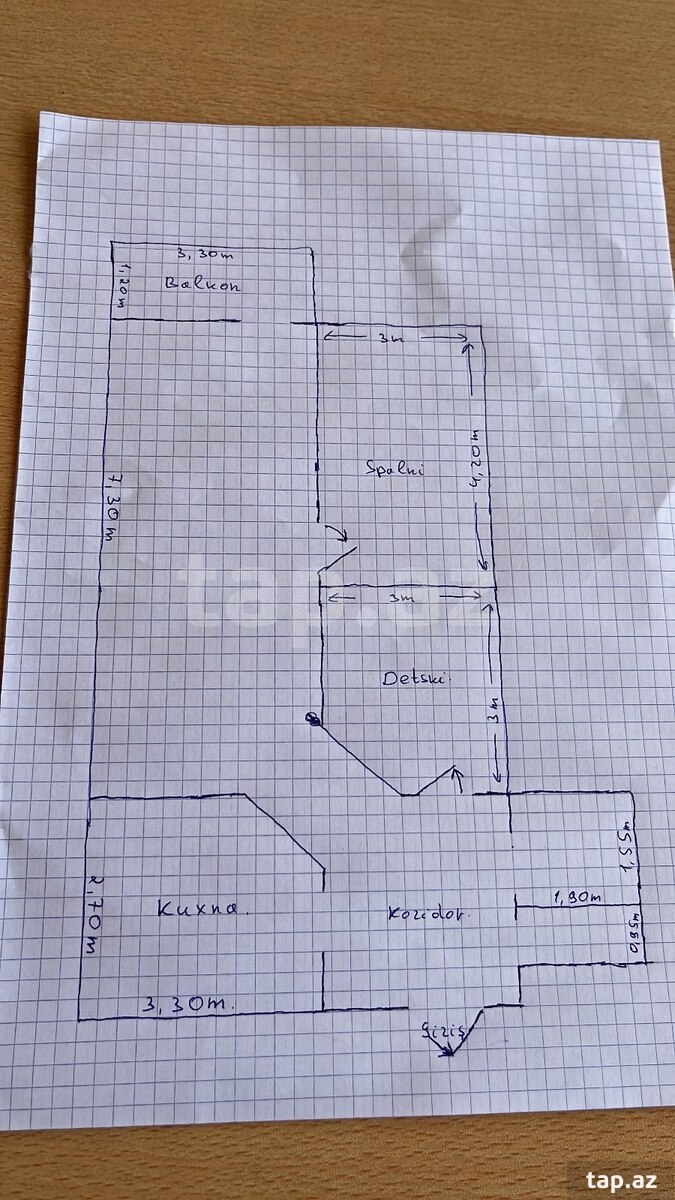 3-otaqlı yeni tikili, Sumqayıt ş., 74 m² (27)
