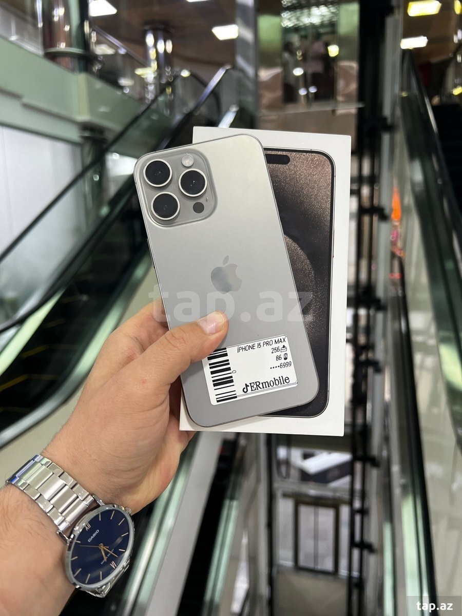 Apple iPhone 15 Pro Max Natural Titanium 256GB/8GB