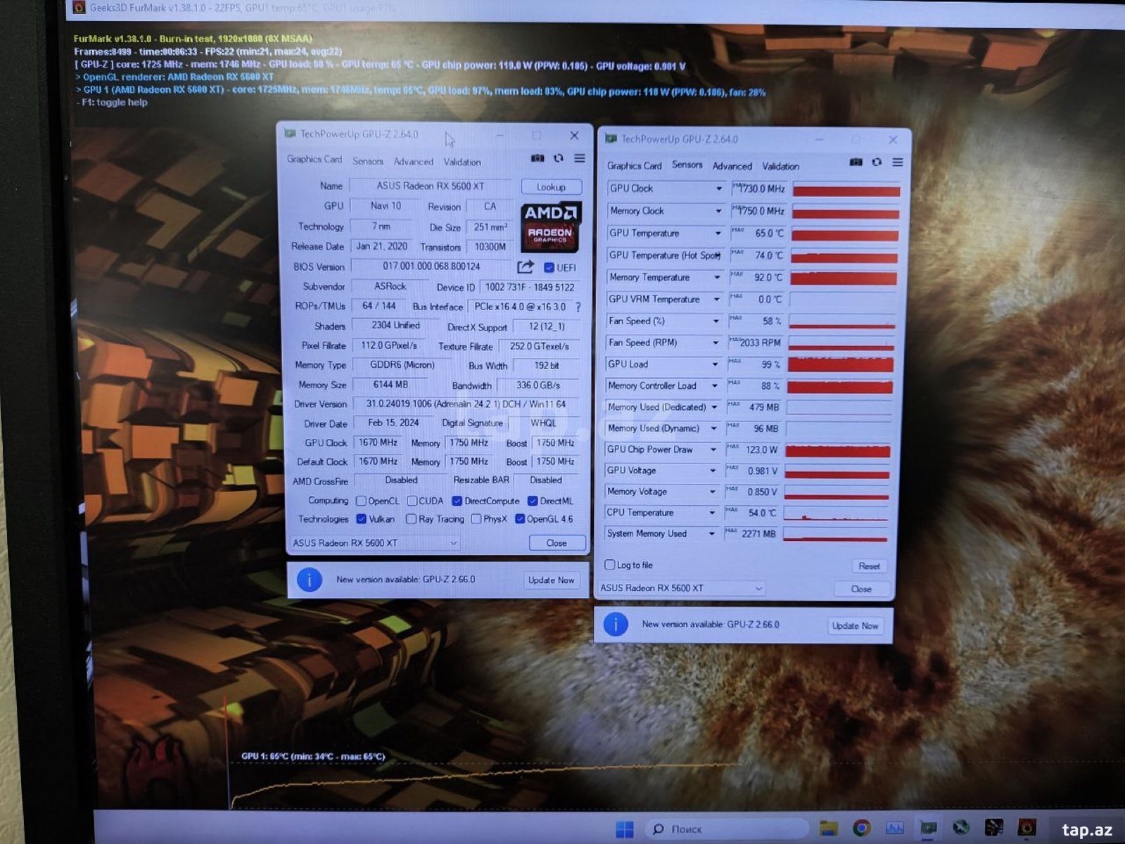 Video kart ASRock RX 5600XT Phantom Gaming 6GB (6)