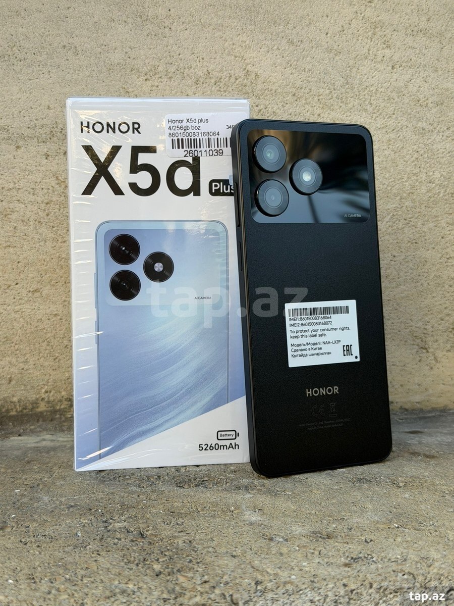 Honor X5d Plus Midnight Black 256GB/4GB
