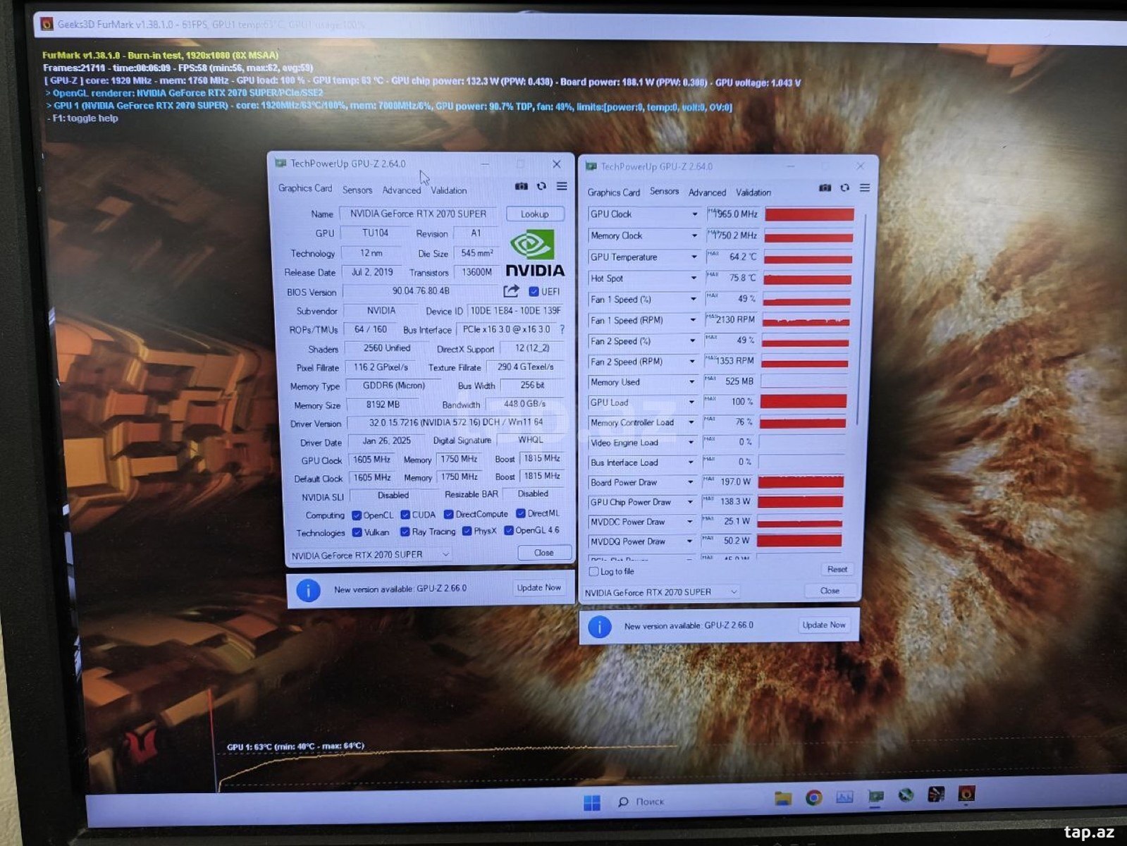 Video kart KFA2 RTX 2070 Super EX1 Click 8GB (6)