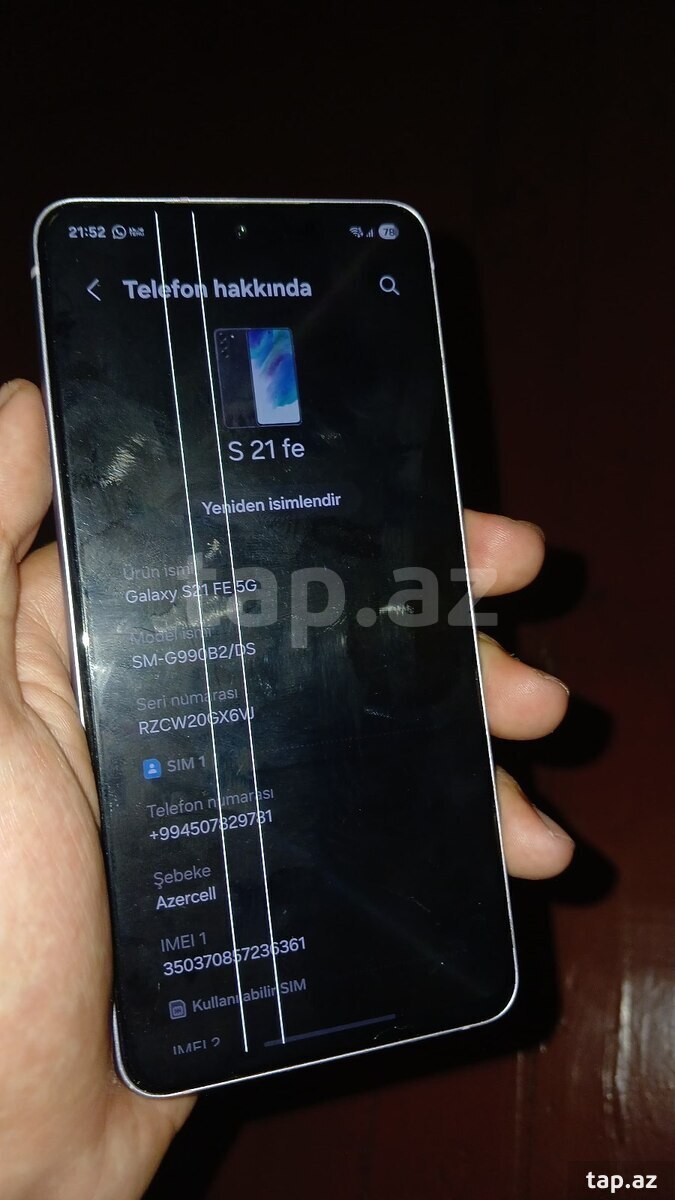 Samsung Galaxy S21 FE 5G Olive 128GB/8GB