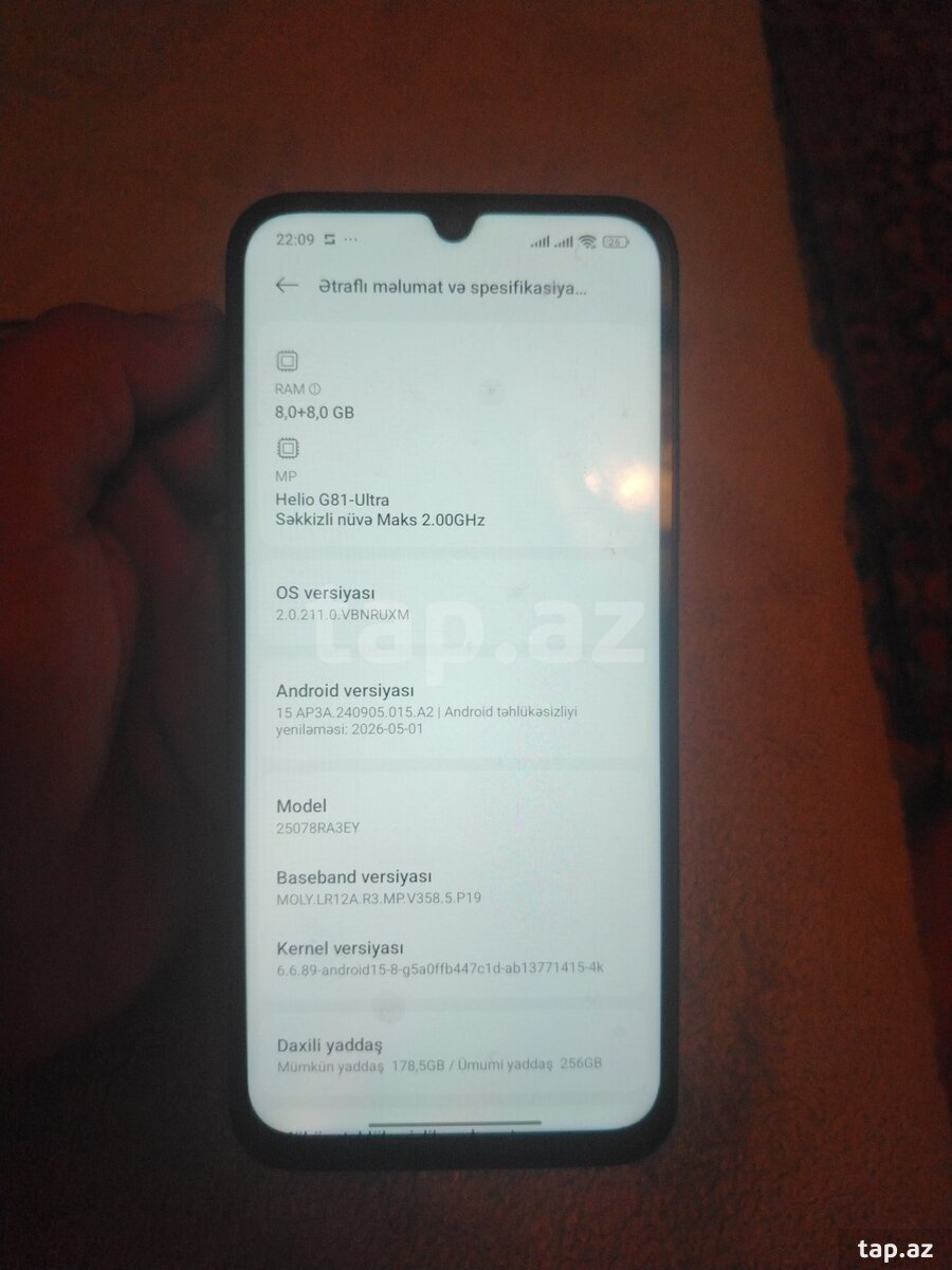 Xiaomi Redmi 15C 5G Blue 256GB/8GB (5)