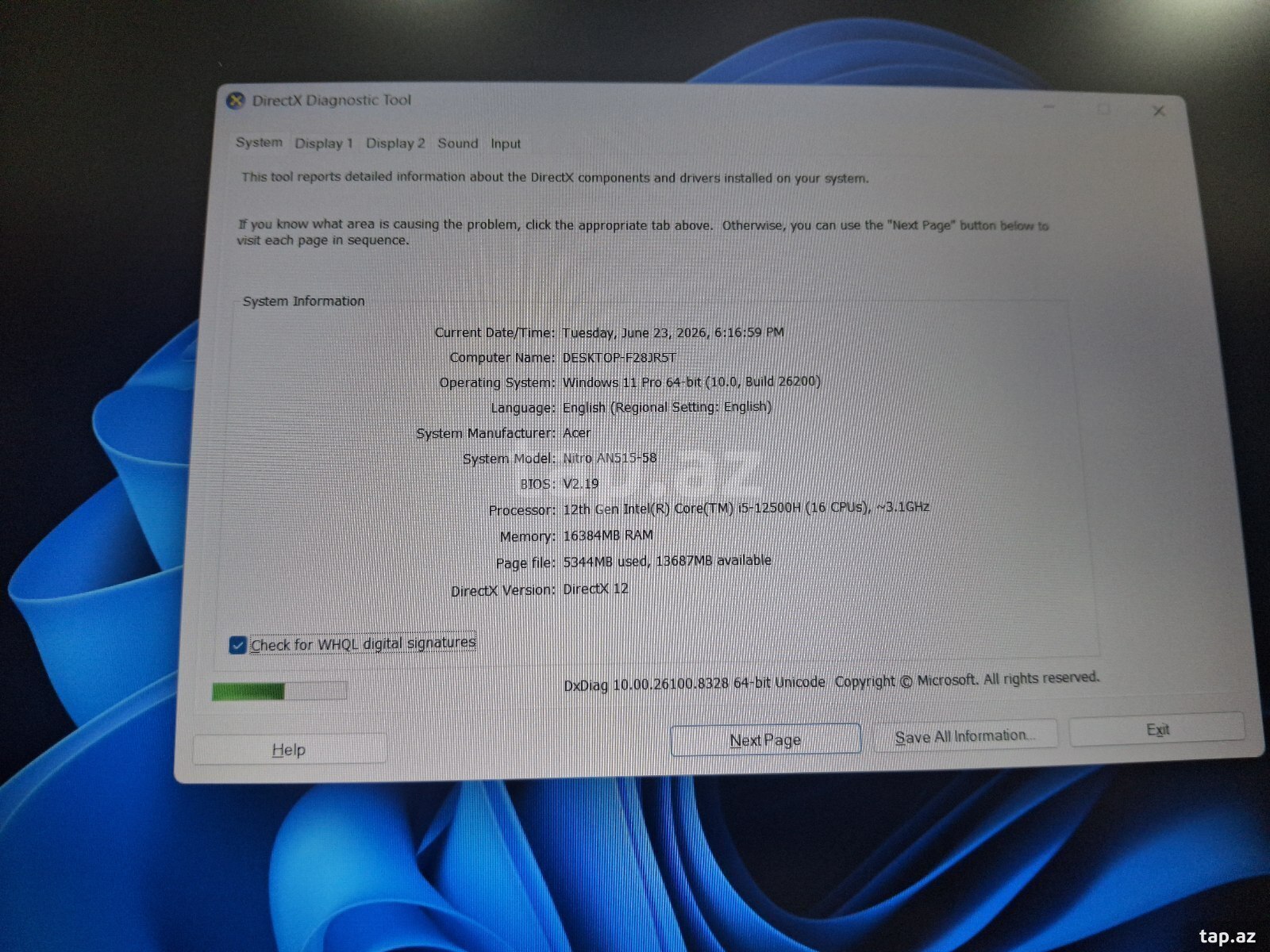 Acer Nitro 5 i5 12500H RTX3050ti 4GB (10)