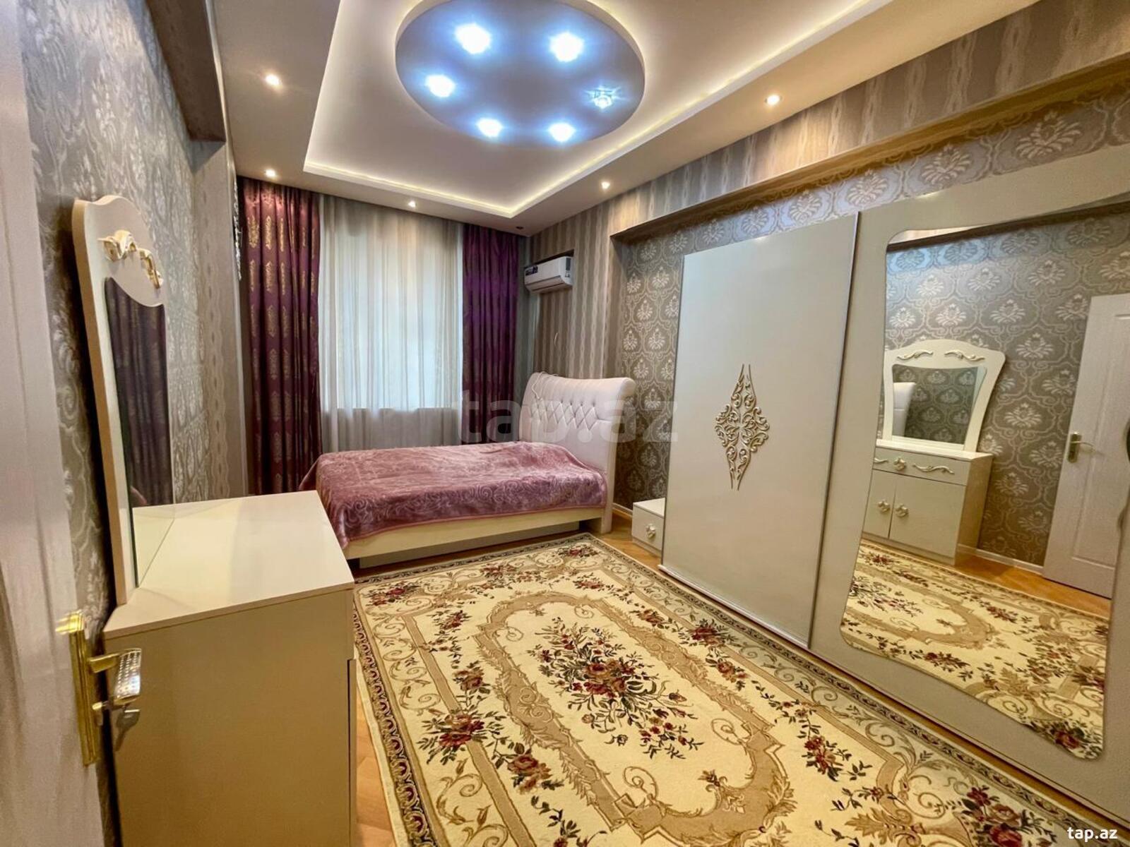 3-otaqlı yeni tikili kirayə verilir, Elmlər Akademiyası m., 110 m² (12)
