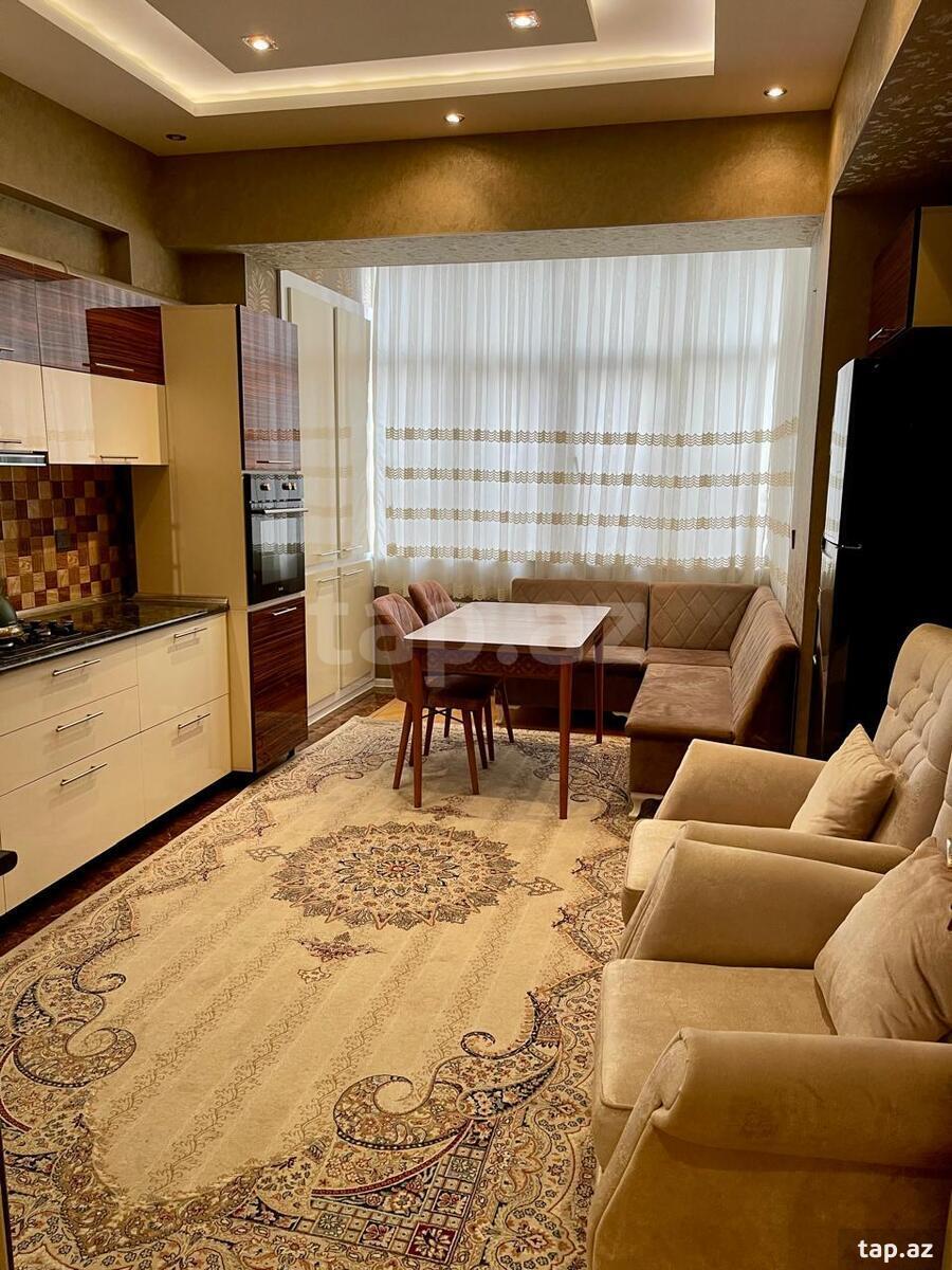 3-otaqlı yeni tikili kirayə verilir, Elmlər Akademiyası m., 110 m² (16)