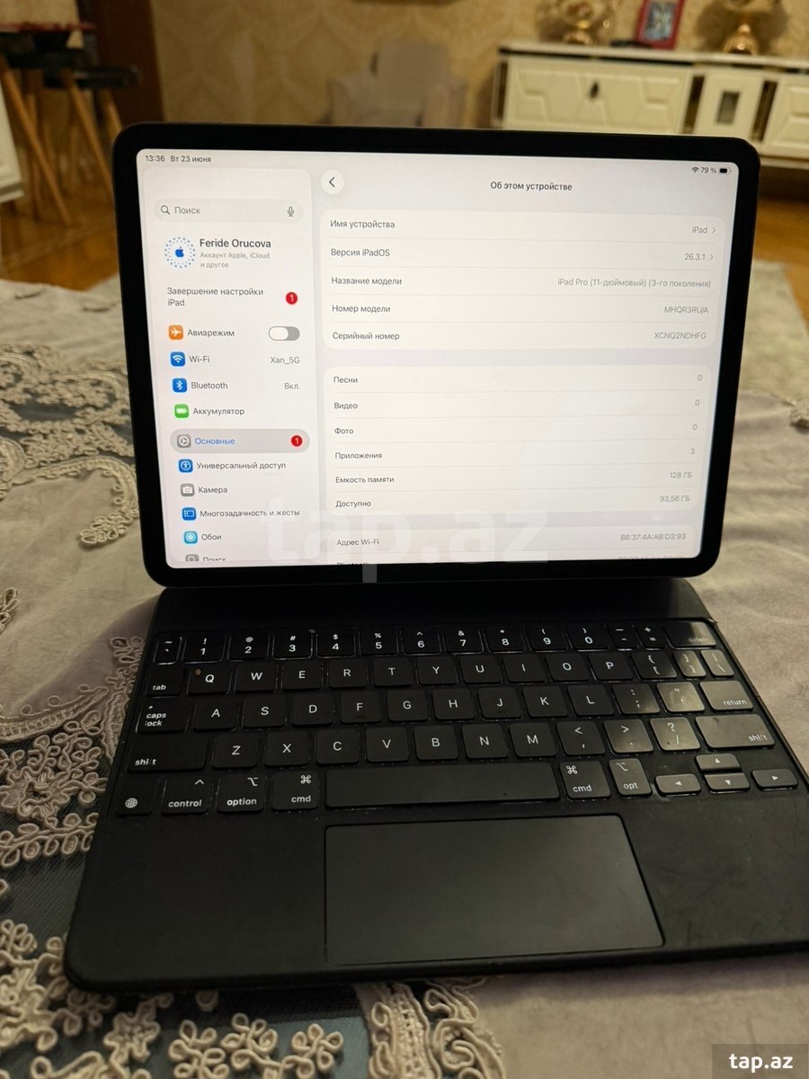 Apple iPad Pro 11 (2022) Space Gray 128GB/8GB (3)