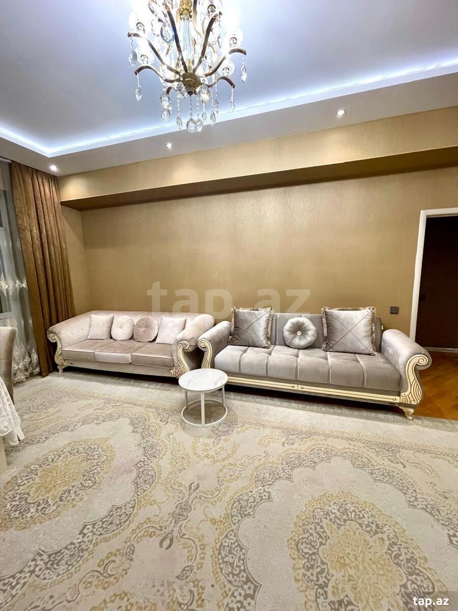 3-otaqlı yeni tikili kirayə verilir, Elmlər Akademiyası m., 110 m² (22)