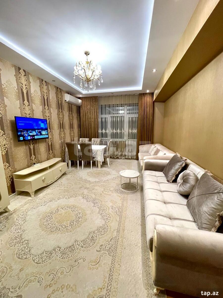 3-otaqlı yeni tikili kirayə verilir, Elmlər Akademiyası m., 110 m² (26)