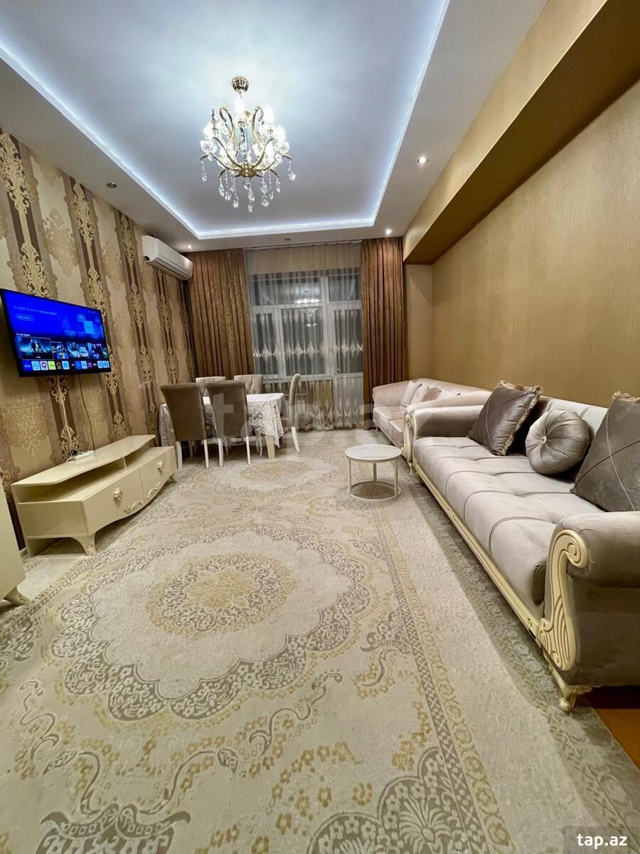 3-otaqlı yeni tikili kirayə verilir, Elmlər Akademiyası m., 110 m² (21)