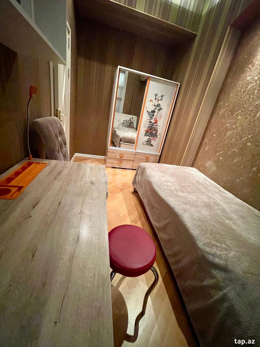 3-otaqlı yeni tikili kirayə verilir, Elmlər Akademiyası m., 110 m² (17)
