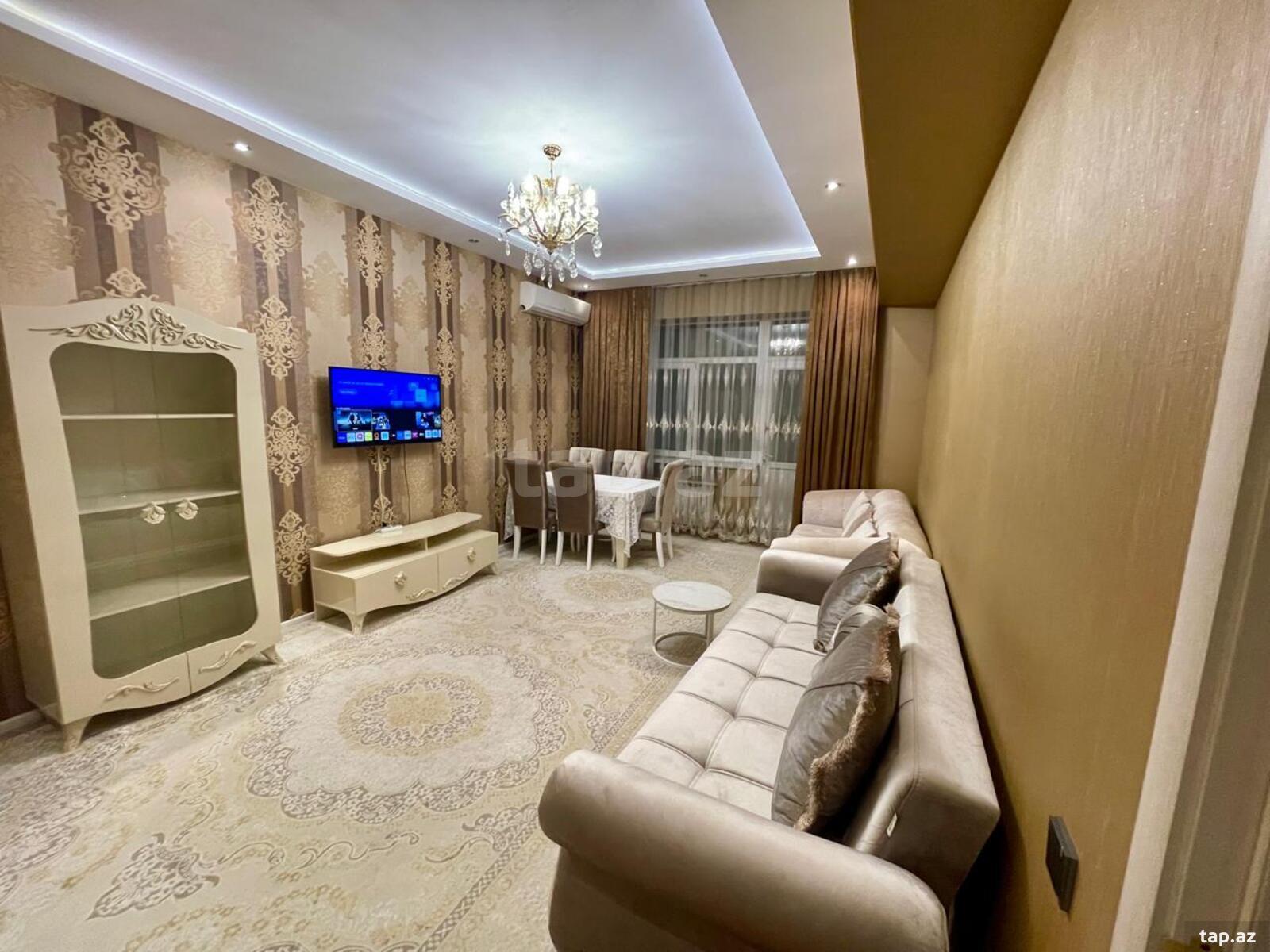 3-otaqlı yeni tikili kirayə verilir, Elmlər Akademiyası m., 110 m² (19)