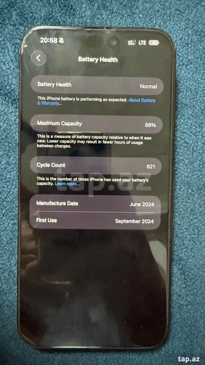Apple iPhone 15 Pro Max Blue Titanium 256GB/8GB
