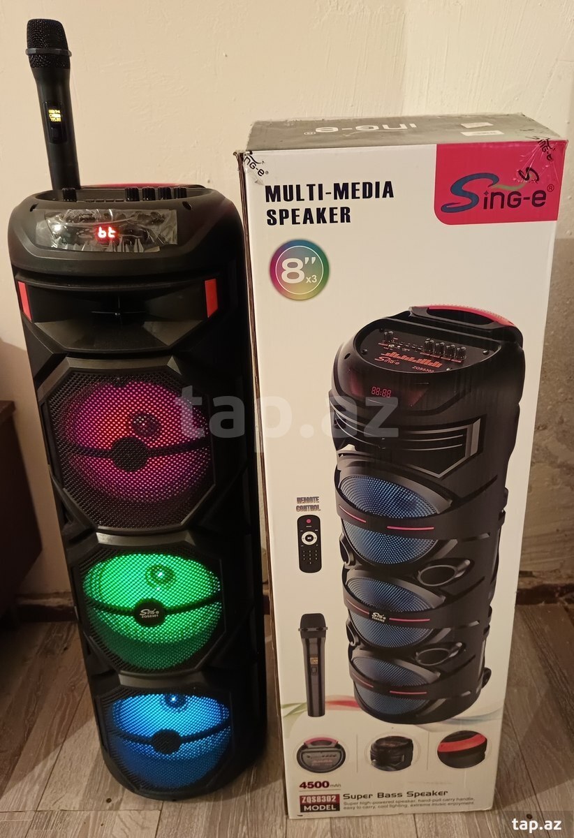 Karaoke bluetooth dinamik