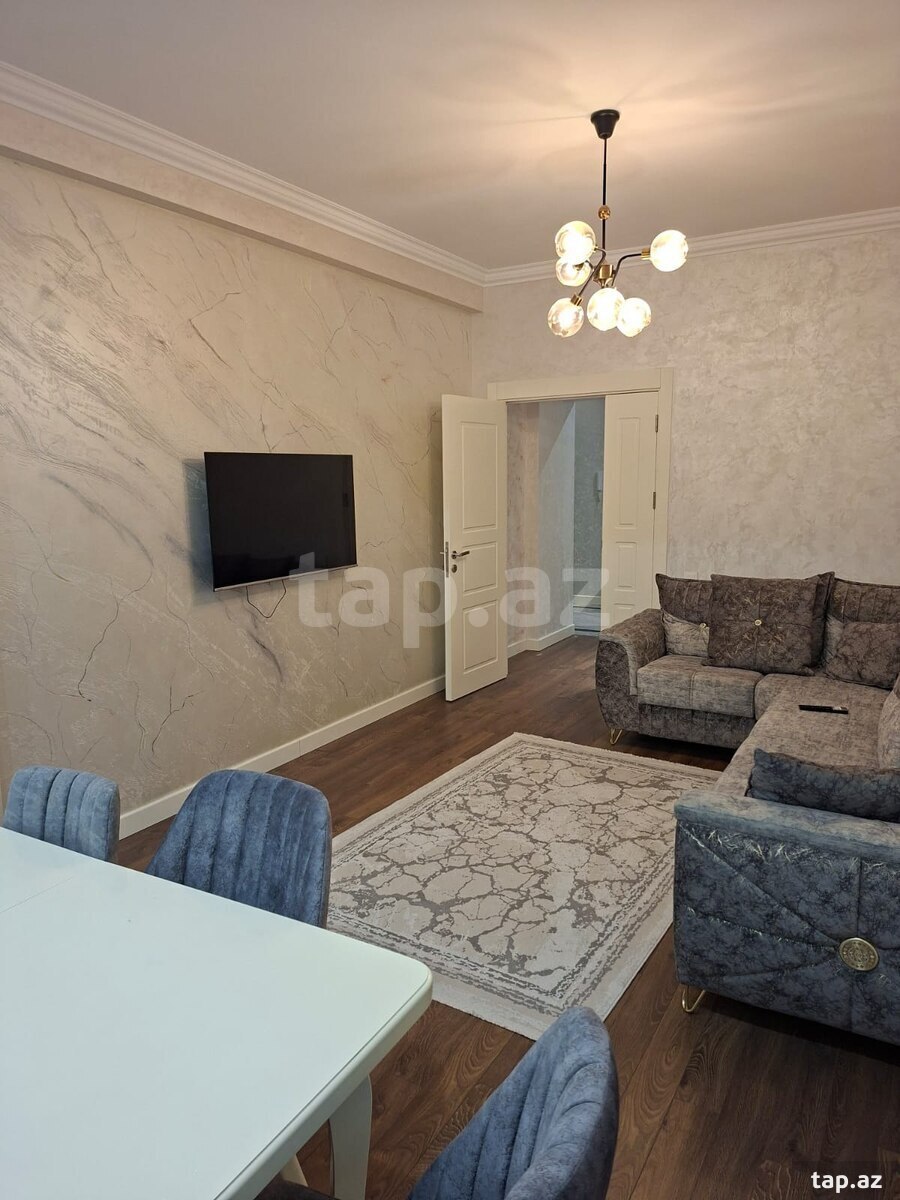 2-otaqlı yeni tikili kirayə verilir, Səməd Vurğun küç., 95 m² (2)