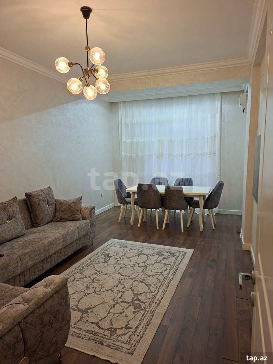 2-otaqlı yeni tikili kirayə verilir, Səməd Vurğun küç., 95 m²