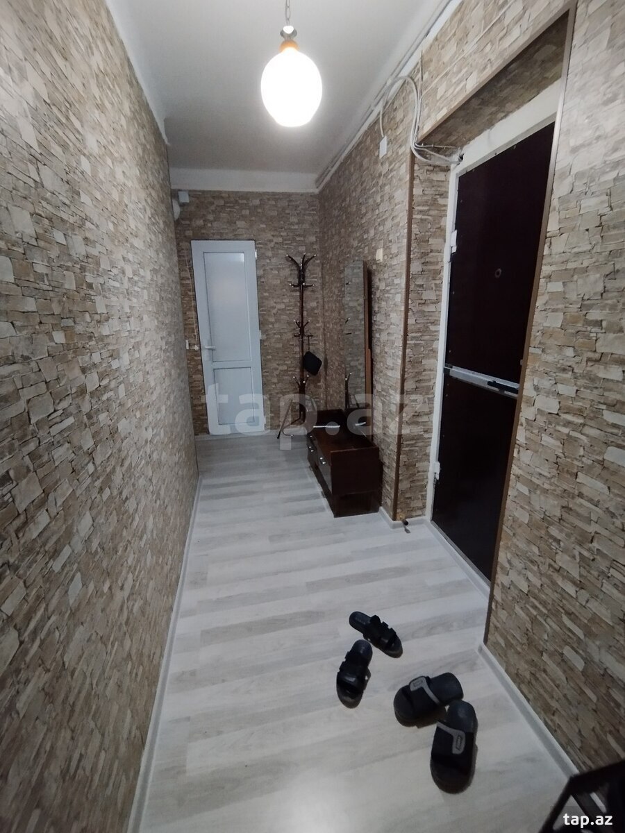 2-otaqlı mənzil kirayə verilir, Memar Əcəmi m., 45 m² (4)
