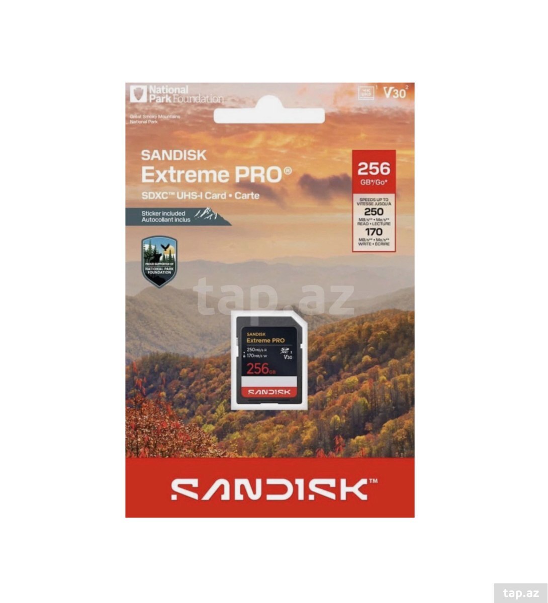 Sandisk Extreme Pro 256GB SD Card 250mb/170mb