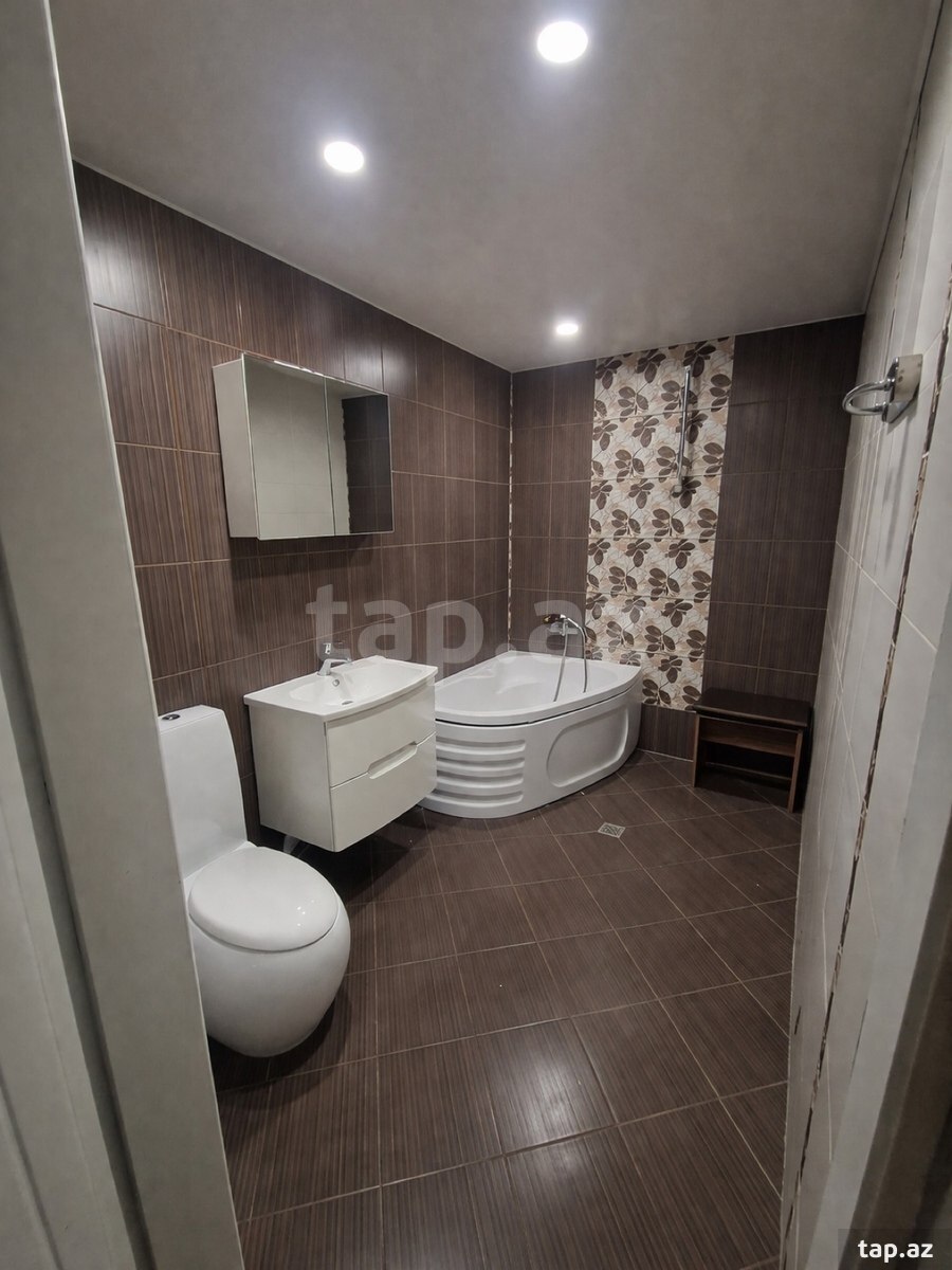 3-otaqlı yeni tikili kirayə verilir, Elmlər Akademiyası m., 111 m² (12)