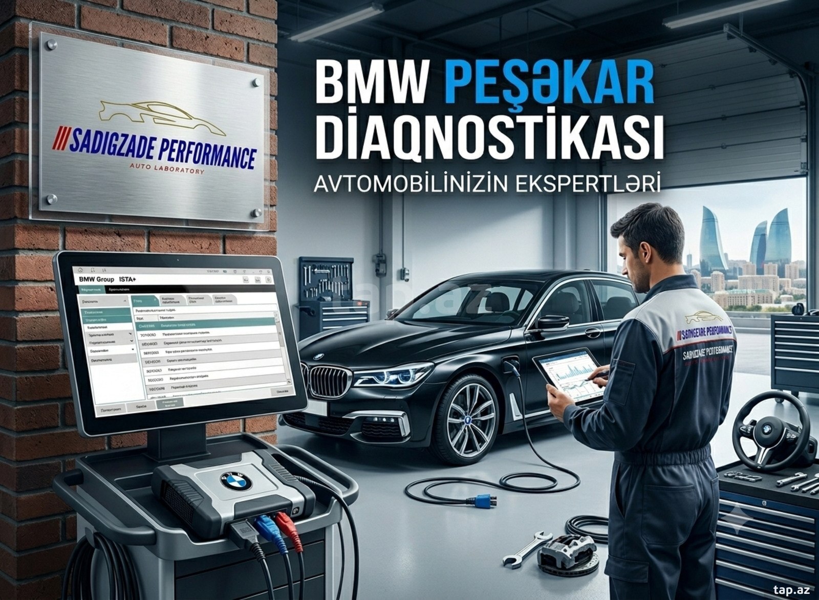 "BMW" avtomobillərin diaqnostikası