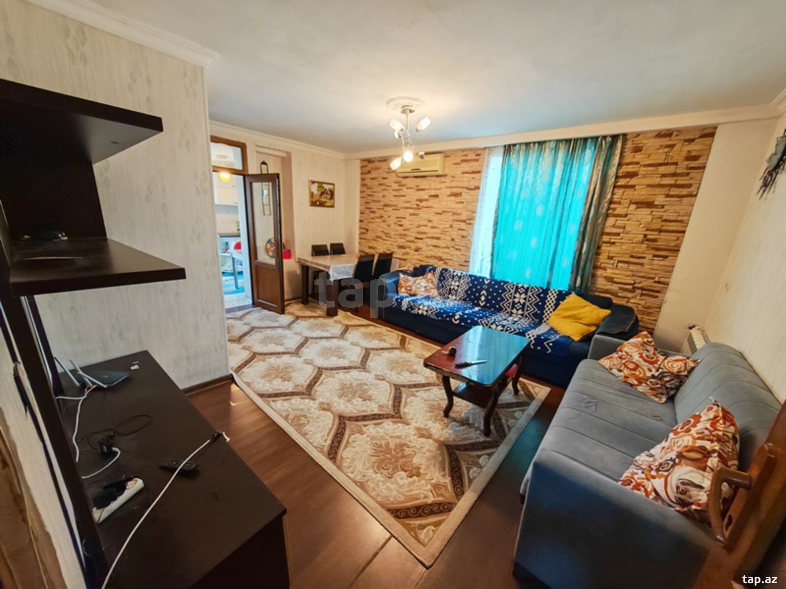 2-otaqlı mənzil kirayə verilir, Gənclik m., 50 m² (2)