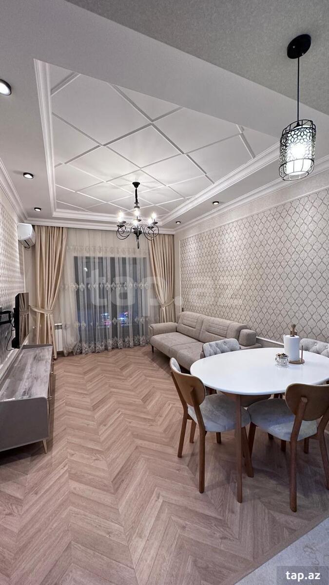 2-otaqlı yeni tikili kirayə verilir, Ağ şəhər, 70 m²