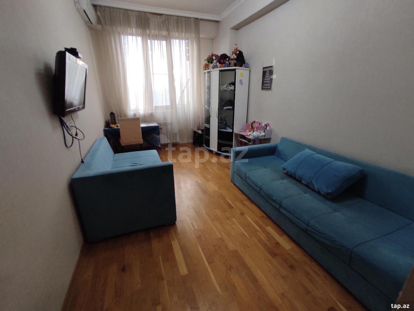 3-otaqlı yeni tikili kirayə verilir, Q.Qarayev m., 70 m² (3)