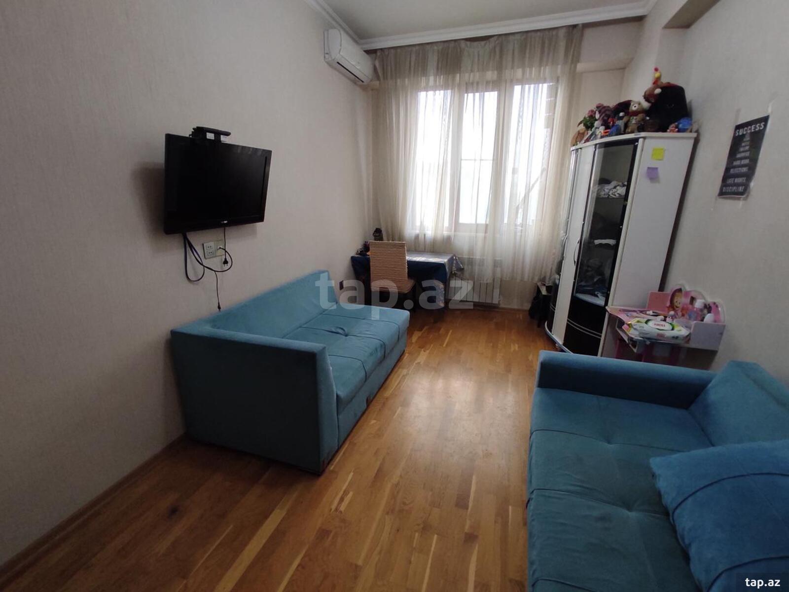 3-otaqlı yeni tikili kirayə verilir, Q.Qarayev m., 70 m² (2)