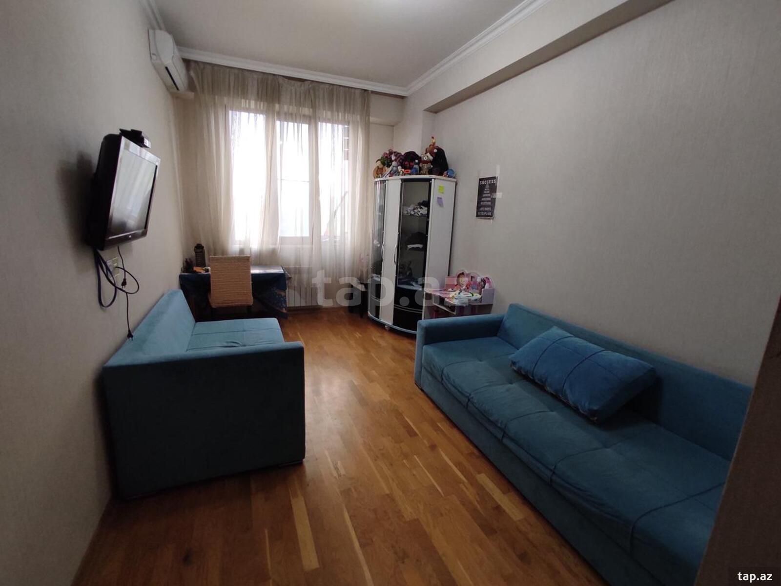 3-otaqlı yeni tikili kirayə verilir, Q.Qarayev m., 70 m²