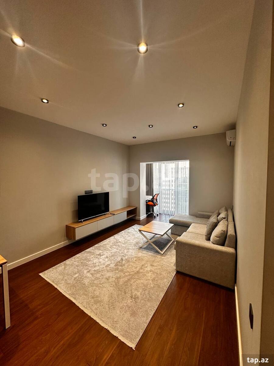 2-otaqlı yeni tikili kirayə verilir, Xətai m., 70 m²