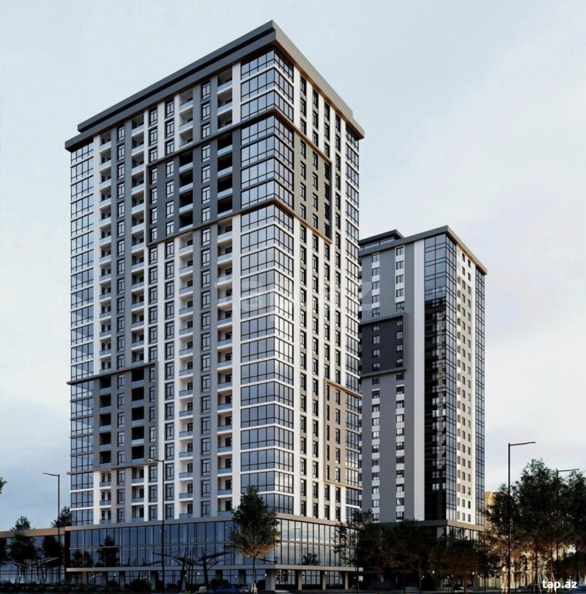 1-otaqlı yeni tikili, Xətai m., 65 m²