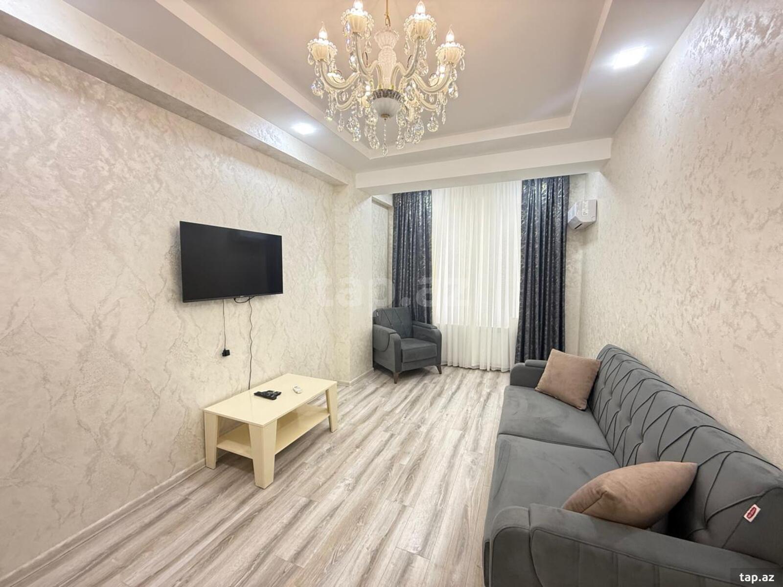 2-otaqlı yeni tikili kirayə verilir, Gəncə pr., 70 m²